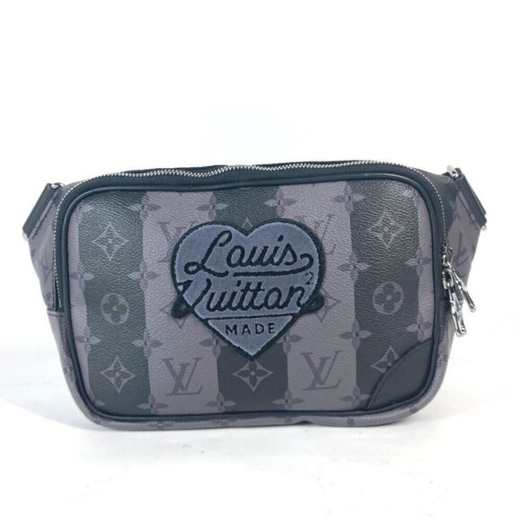 LOUIS VUITTON NIGO Monogram-Stripe MonogramEclipse Modular Sling Belt Bag - Picture 1 of 16